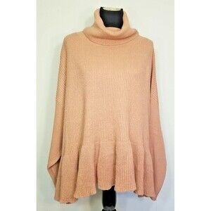 Elegant Cowl Neck Sweater - Pink